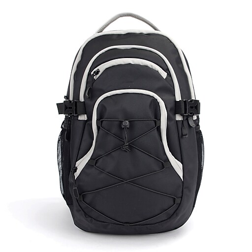 Pembroke 18" Backpack, Black & Grey (54944) at Staples
