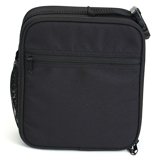 Staples Kids Lunch Bag, Black, 8.26"W x 9.45"H x 4.33"D (52442) at Staples