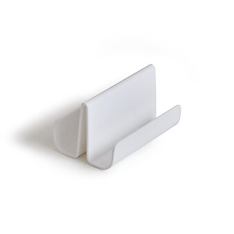 TRU RED™ 2 Compartment Business Card Holder, White (TR55324)