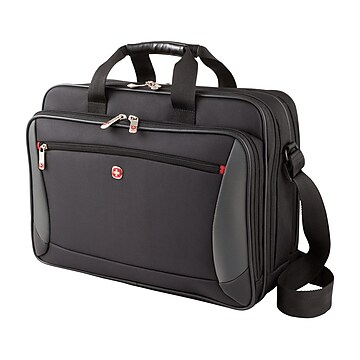 Wenger Mainframe 16" Laptop Briefcase, Black