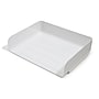 TRU RED™ Side Load Stackable Plastic Letter Tray, White, 6/Pack (TR55330)~#|#~s1149307_sc7