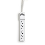 NXT Technologies™ 6-Outlet Surge Protector, 2.5' Cord, 500 Joules, 2/Pack (NX54311)