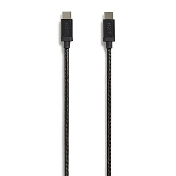 NXT Technologies™ 6 Ft. Braided USB-C Cable, Black (NX54697)