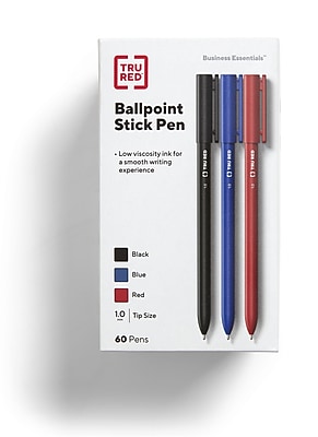 thumbnail image 2 of TRU RED Permanent Markers 4-Pack - Twin Tip Fine & Ultra Fine Black Markers 2 of 9