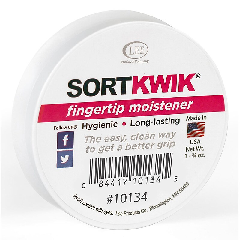 Sortkwik 1.75 oz. Fingertip Moistener, Pink (10134) image 1