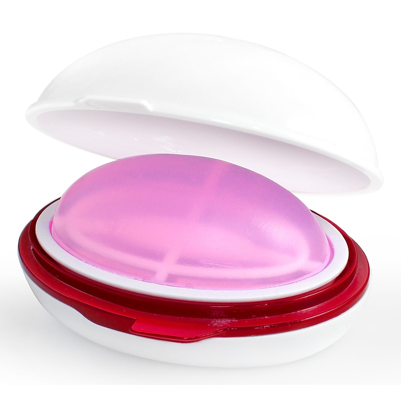 Lee Ergo-Style Sortkwik 1.5 oz. Fingertip Moistener, Pink (12134) image 1