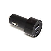 NXT Technologies™ Universal 2-Port USB-C and USB-A Car Charger, Black (NX54336)