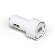 NXT Technologies™ Universal 1 USB Port Car Charger, White (NX54339)