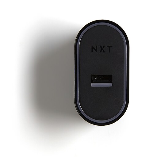 NXT Technologies™ Universal 1 USB Port Phone Charger, Black (NX54343