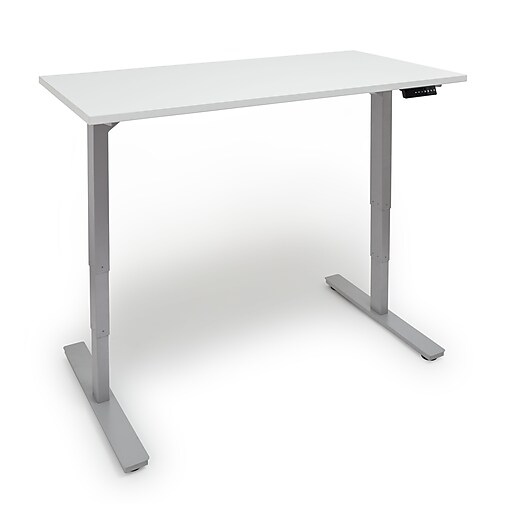 Shop Staples For Staples Electric Sit Stand Adjustable Desk Pinnacle