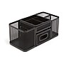 TRU RED™ 7-Compartment Wire Mesh Accessory Holder, Matte Black (TR57541)~#|#~s1157691_sc7