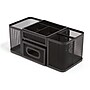 TRU RED™ 7-Compartment Wire Mesh Accessory Holder, Matte Black (TR57541)~#|#~s1157692_sc7