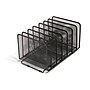 TRU RED 7-Compartment Mesh Metal Super File Sorter, Black (TR57606-US)~#|#~s1157734_sc7