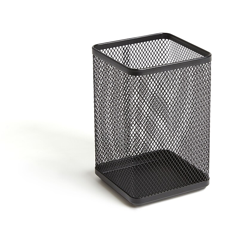 TRU RED Jumbo Mesh Pencil Cup, Black (TR57613-US) image 1