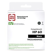 TRU RED™ Remanufactured Black Standard Yield Ink Cartridge Replacement for HP 60 (CC640WN)