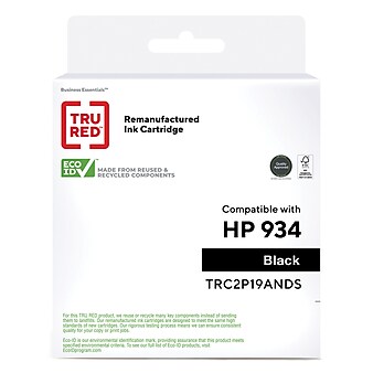 TRU RED™ Remanufactured Black Standard Ink Cartridge Replacement for HP 934 (C2P19AN)