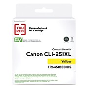 TRU RED™ Remanufactured Yellow High Yield Ink Cartridge Replacement for Canon CLI-251Y XL (6451B001)