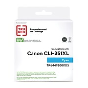 TRU RED™ Remanufactured Cyan High Yield Ink Cartridge Replacement for Canon CLI-251XL (6449B001)