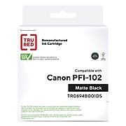 TRU RED™ Remanufactured Black Matte Standard Yield Ink Cartridge Replacement for Canon PFI-102MBK (0894B001)