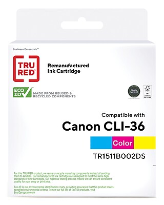 MS Imaging Supply Compatible Inkjet Cartridge Replacement for Canon CLI-36 C Color, 4 Pack
