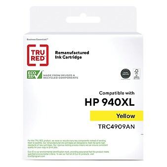 TRU RED™ Remanufactured Yellow High Yield Ink Cartridge Replacement for HP 940XL (C4909AN)