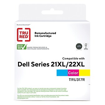 TRU RED™ Remanufactured Color High Yield Ink Cartridge Replacement for Dell Series 21/22 (U317R)