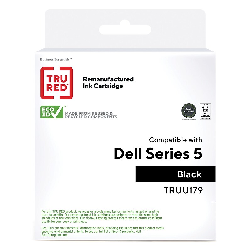 TRU RED™ Remanufactured Black High Yield Ink Cartridge Replacement for Dell Series 5 (UU179) image 1