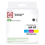 TRU RED™ Remanufactured Tri-Color Standard Yield Ink Cartridge Replacement for HP 97 (C9363WN)