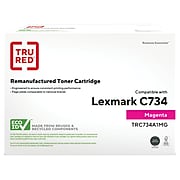 TRU RED™ Remanufactured Magenta Standard Yield Toner Cartridge Replacement for Lexmark (C734A1MG)