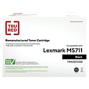TRU RED™ Remanufactured Black Extra High Yield Toner Cartridge Replacement for Lexmark 621X (62D1X00)