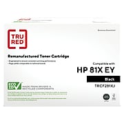 TRU RED™ Remanufactured Black Extended Yield Toner Cartridge Replacement for HP 81X (CF281X)