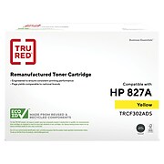 TRU RED™ Remanufactured Yellow Standard Yield Toner Cartridge Replacement for HP 827A (CF302A)