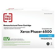 TRU RED™ Remanufactured Cyan High Yield Toner Cartridge Replacement for Xerox (106R01594)