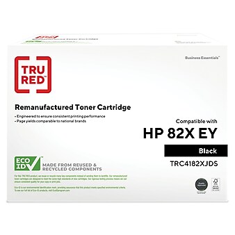 TRU RED™ Remanufactured Black Extended Yield Toner Cartridge Replacement for HP 82X (C4182X)