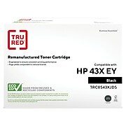 TRU RED™ Remanufactured Black Extended Yield Toner Cartridge Replacement for HP 43X (C8543X)