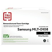 TRU RED™ Remanufactured Black Standard Yield Toner Cartridge Replacement for Samsung MLT-D108S (SU786A)
