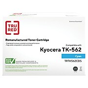 TRU RED™ Remanufactured Cyan Standard Yield Toner Cartridge Replacement for Kyocera (TK-562C)