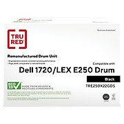 TRU RED™ Remanufactured Black Standard Yield Drum Unit Replacement for Dell (310-8703)/IBM (39V1645)/Lexmark (E250X22G)