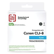 TRU RED™ Remanufactured Cyan Standard Yield Ink Cartridge Replacement for Canon CLI-8C (0621B002)