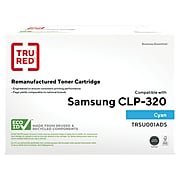 TRU RED™ Remanufactured Cyan Standard Yield Toner Cartridge Replacement for Samsung CLT-C407S (SU001A)