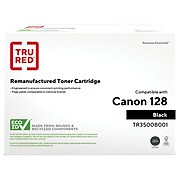 TRU RED™ Remanufactured Black Standard Yield Toner Cartridge Replacement for Canon 128 (3500B001)