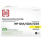 TRU RED™ Remanufactured Yellow Standard Yield Toner Replacement HP 121A-122A-123A/Canon EP-87 (C9702A/Q3962A/Q3972A/7430A005)
