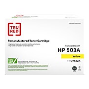 TRU RED™ Remanufactured Yellow Standard Yield Toner Cartridge Replacement for HP 503A/Canon 111 (Q7582A/1657B001AA)