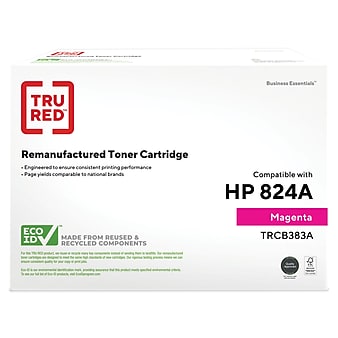 TRU RED™ Remanufactured Magenta Standard Yield Toner Cartridge Replacement for HP 824A (CB383A)