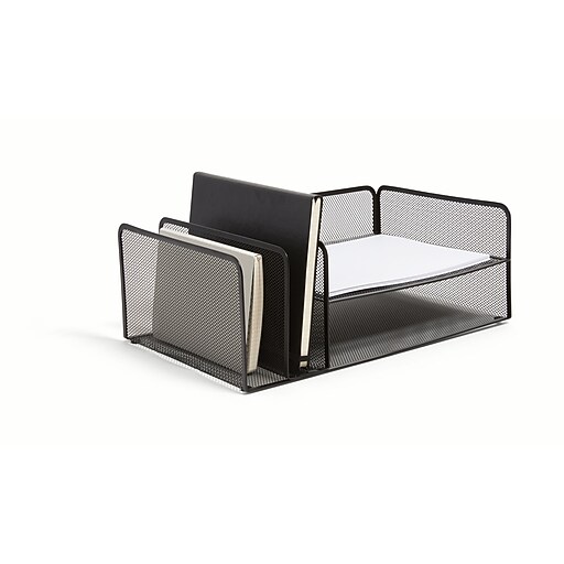 Shop Staples for TRU RED™ 4 Compartment Wire Mesh Horizontal File