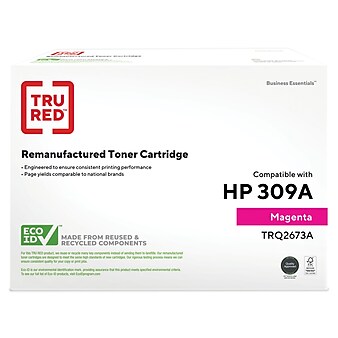 TRU RED™ Remanufactured Magenta Standard Yield Toner Cartridge Replacement for HP 309A (Q2673A)