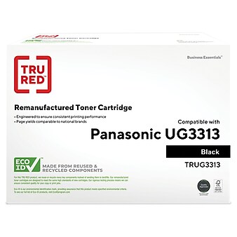 TRU RED™ Remanufactured Black Standard Yield Toner Cartridge Replacement for Panasonic (UG-3313)