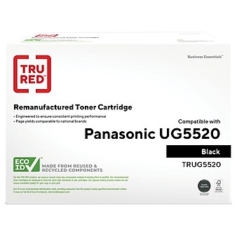 TRU RED™ Remanufactured Black Standard Yield Toner Cartridge Replacement for Panasonic (UG-5520)