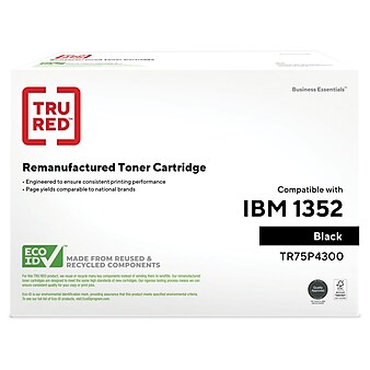 TRU RED™ Remanufactured Black High Yield Toner Cartridge Replacement for IBM (75P4300)