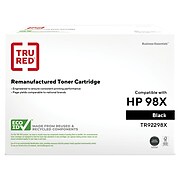 TRU RED™ Remanufactured Black High Yield Toner Cartridge Replacement for HP 98X (92298X)
